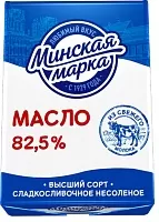 Масло cладкосливочное несоленое 82,5% 180 г &quot;Минская марка&quot;